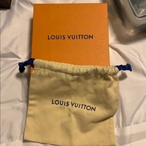 Louis Vuitton Leather Belt Dustbag and Box